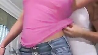 Babe Cooney got a nice pussy piercing and licked it with a lesbian