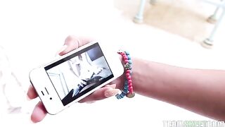 Babe Alaina Kristar fucks after watching porn with her boyfriend