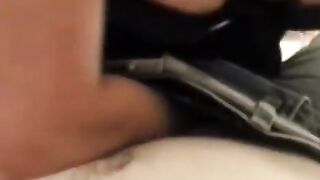 Hot brunette in stockings fucks her husband wearing a corset