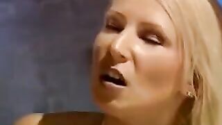 A beautiful woman is tied up and subjected to intense anal domination