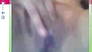 Girl has sex just next to the camera in a chat