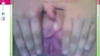 Girl has sex just next to the camera in a chat