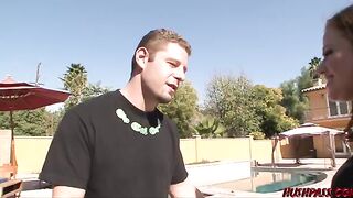 Sean’s monster white cock is too much for Sindee to handle