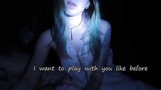 The stepsister came to play with me in a spooky, role-play twist