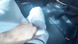 Fifty bucks are enough to get a perfect slut in the back seat