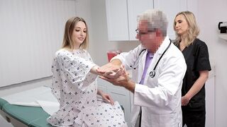 Pretty doctor fucking with Ailee Anne and her assistant