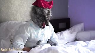 Petite Red gets passionately fucked by the Big Bad Wolf