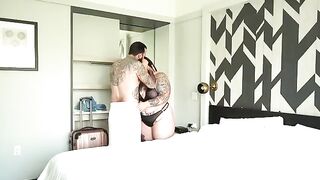 A fat woman cheats on her husband with a hotel guest