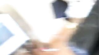 A hot MILF masturbating in fish net stockings video