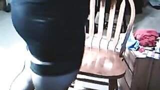 The guy got excited and almost cum when he saw the sexy outfit