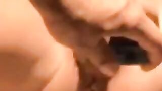 German actress has sex with a man using various toys