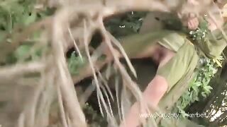 A peasant woman gets fucked by the prince of thieves in the woods