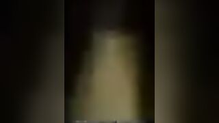 The wife ran around the apartment in thongs with the military, peeping began