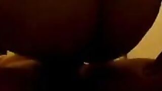 A woman with a sagging belly after childbirth gets fucked by FMM in an intense threesome