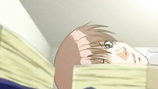 Hentai girl with big eyes knows how to please