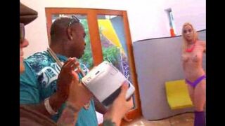 Malibu in samples - epic interracial anal scene