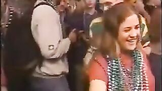 Girls Going Crazy Fantasy Fest - Part 1 - Mardi Gra's holiday boobs