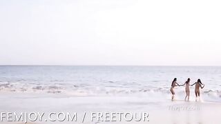 On the beach for nudists - there was something to see