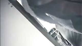 A girl was paying at the shop and was secretly filming