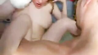 A cute Russian girl has sex and shows her nice ass