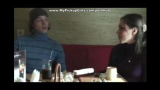 Russian girl fucked by a black guy immediately after meeting
