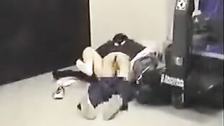 A man with his pants down fucked his girlfriend in the ass - 2022