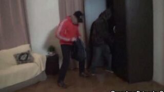Hot sex of grandfather, grandson and grandmother in a threesome