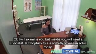 The cunning doctor checked the patient and had hot sex
