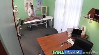 The cunning doctor checked the patient and had hot sex