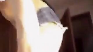 Big natural boobs of sexy Russian girl are amazing