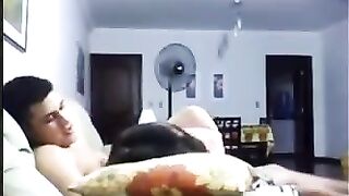 In the evening, as always, they decided to get intimate on the couch