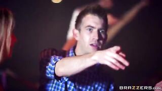 A blonde beauty gets fucked at the party with a big cock