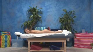 A massage for relaxation with a young 19-year-old masseuse