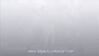Babe Anime fucked by two huge monsters in HD
