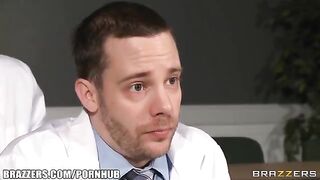 A girl came to the doctor's office with her friend the intern