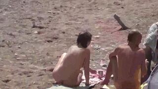 A group of naked girls are having fun in the sea, it’s a wonder to see!