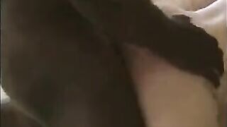 A man has a bath and then his wife fucks with a friend