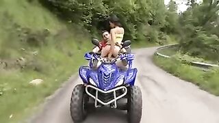 They arranged sex in very interesting places, a thrilling outdoor escapade!