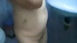 The son-in-law caught his mother-in-law swimming naked