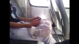 A man showed his impressive dick to a beautiful girl and jerked off
