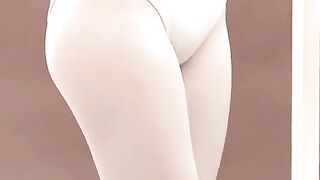 Spying for the ballerina in the locker room and removing panties