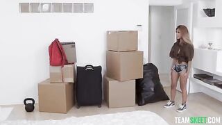 An Exxxtra Small woman is moving with delicate moves