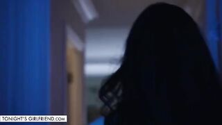Suttin, in sexy underwear, fulfills the fantasies of a fan