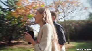 A first date turns out wonderful and ends with a blowjob on the street