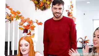 The guys decided to fight for the right to spend thanksgiving with a girl