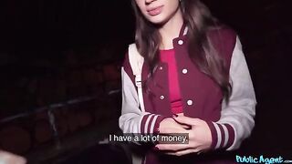 A french girl agreed to sex on the street for money