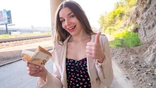 Met a shy girl and fucked her outdoors for money