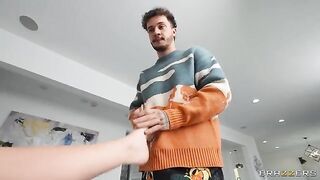 Diphallic Dude fucks Avery Jane and Leana Lovings