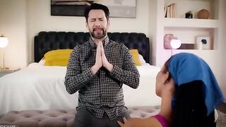 Stepdad caught Kira Noir in the act, but still gave her a way out