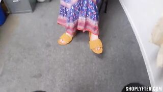 A young shoplifter gets caught in the act for the second time